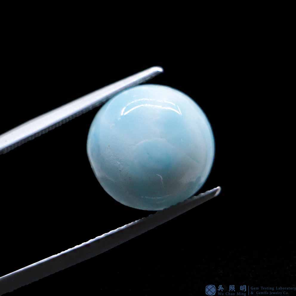 圖示-異極礦蛋面(Hemimorphite)