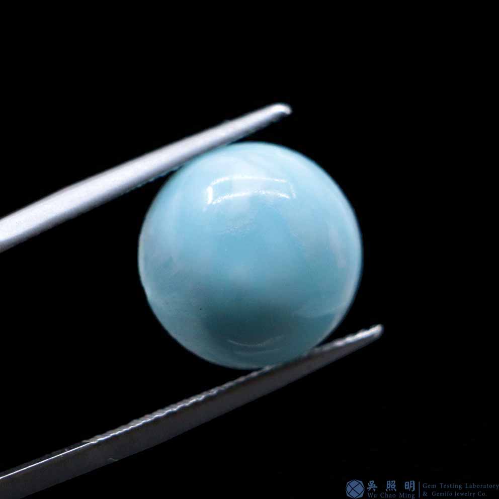 圖示-異極礦蛋面(Hemimorphite)
