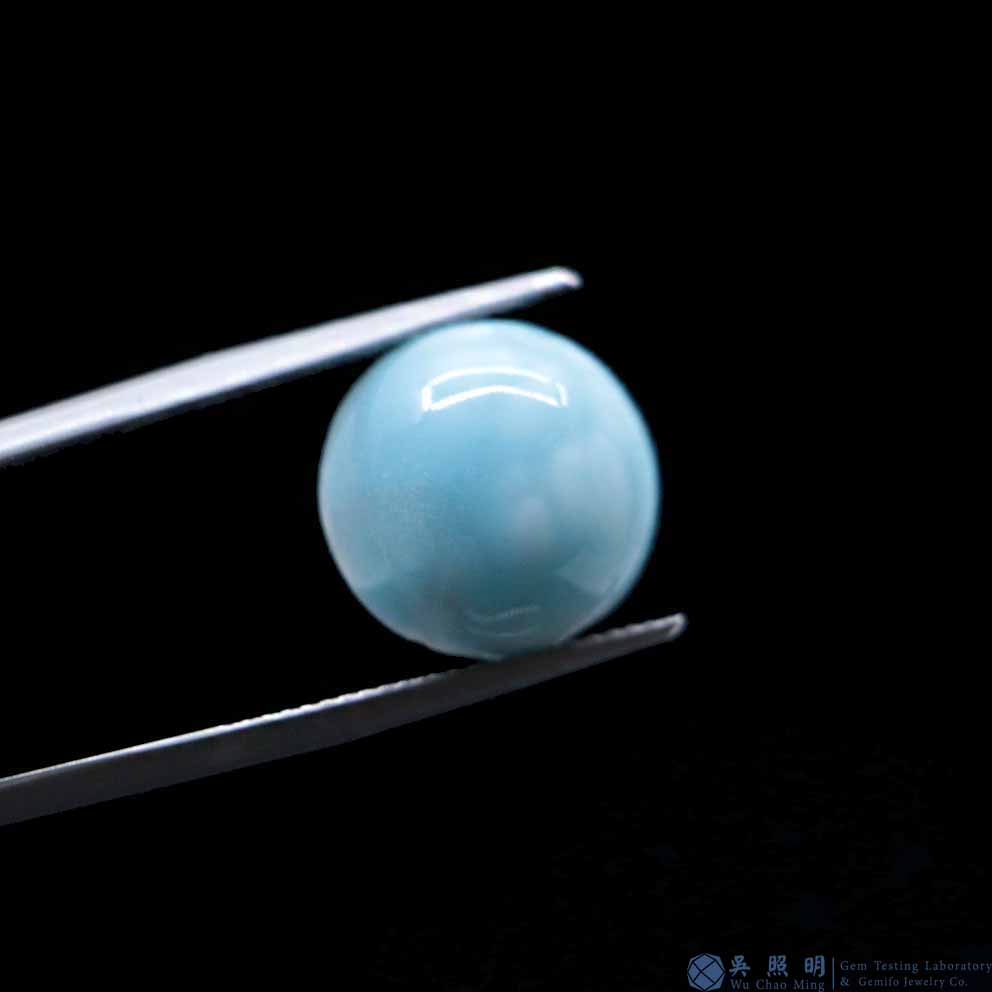 圖示-異極礦蛋面(Hemimorphite)