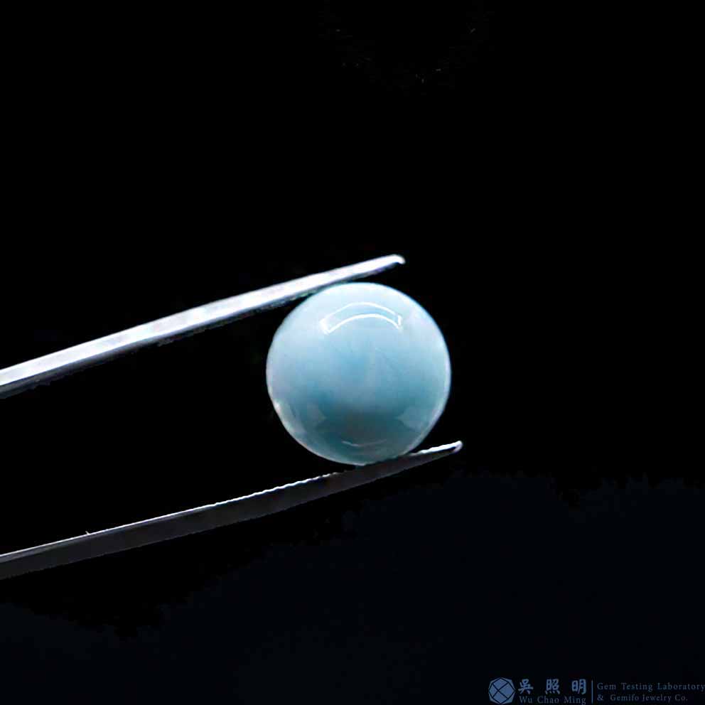 圖示-異極礦蛋面(Hemimorphite)