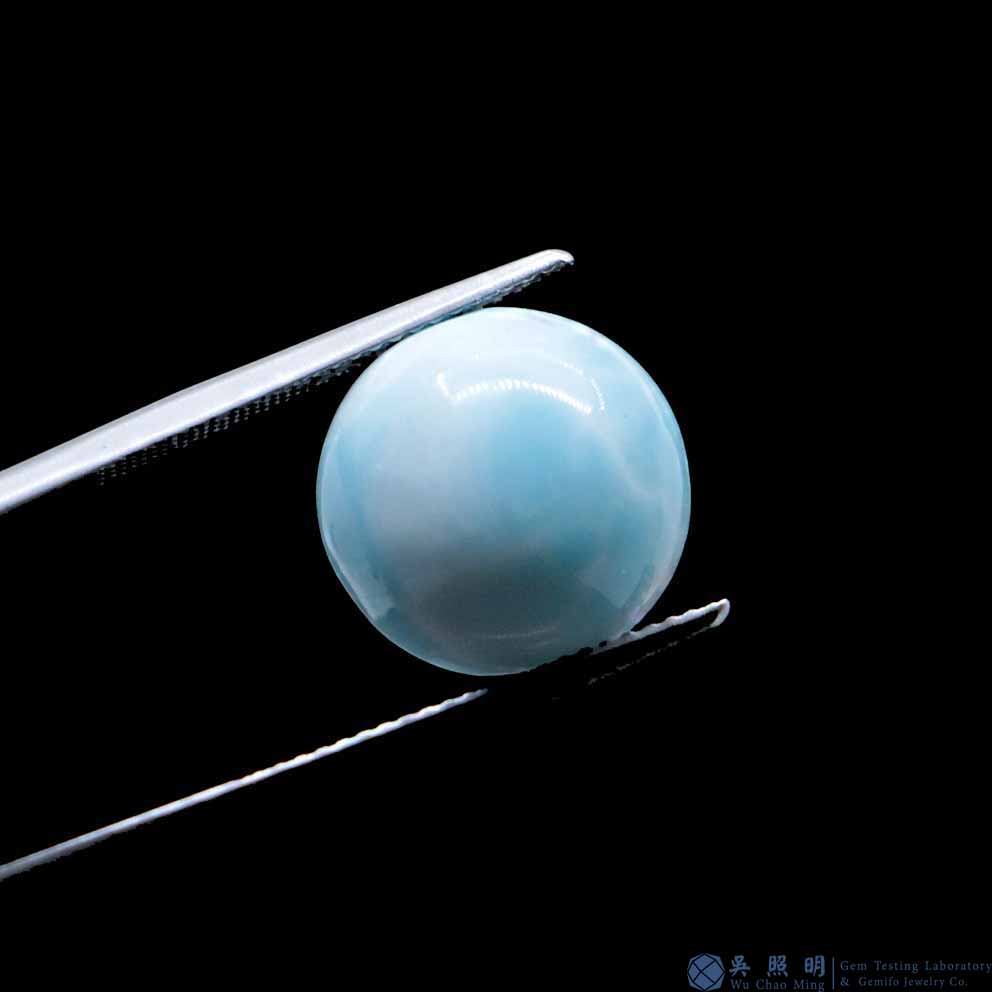 圖示-異極礦蛋面(Hemimorphite)
