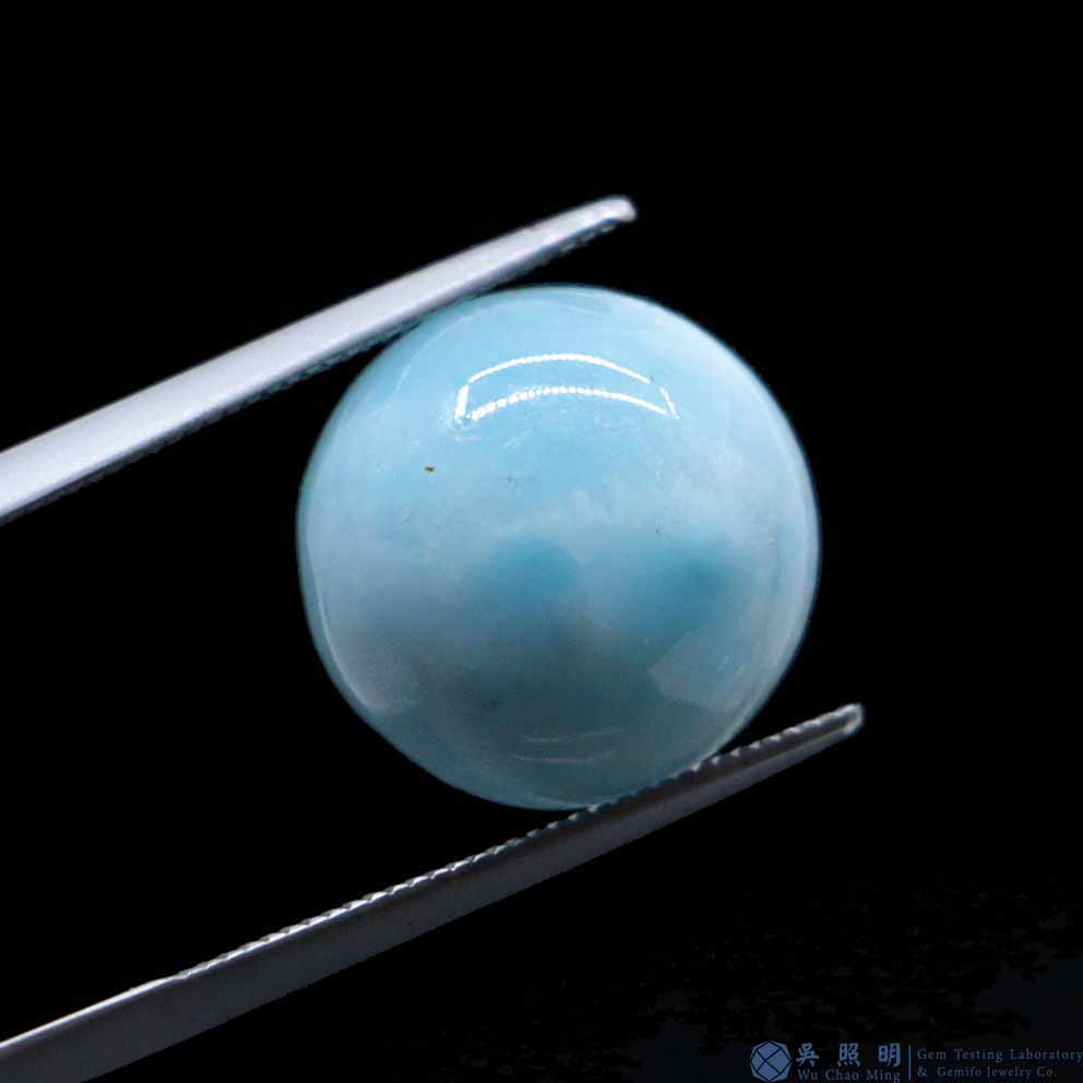 圖示-異極礦蛋面(Hemimorphite)