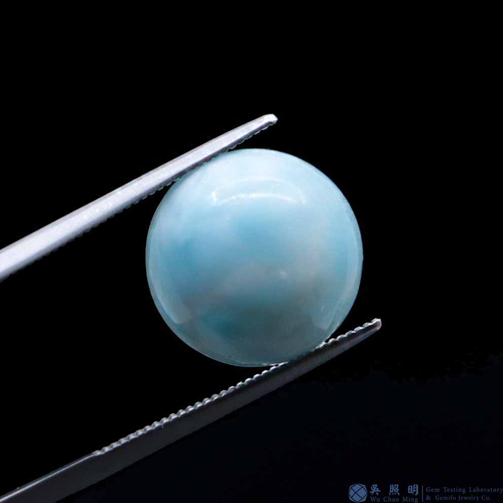 圖示-異極礦蛋面(Hemimorphite)