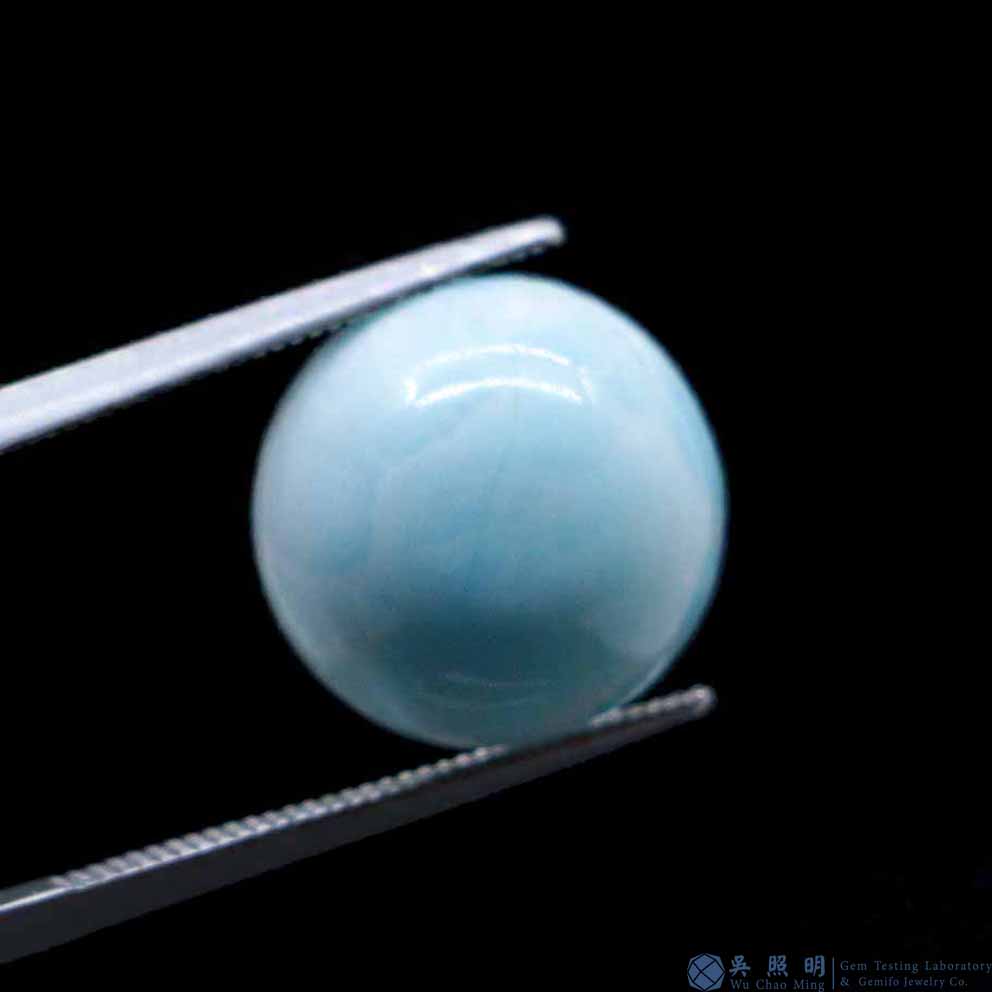 圖示-異極礦蛋面(Hemimorphite)