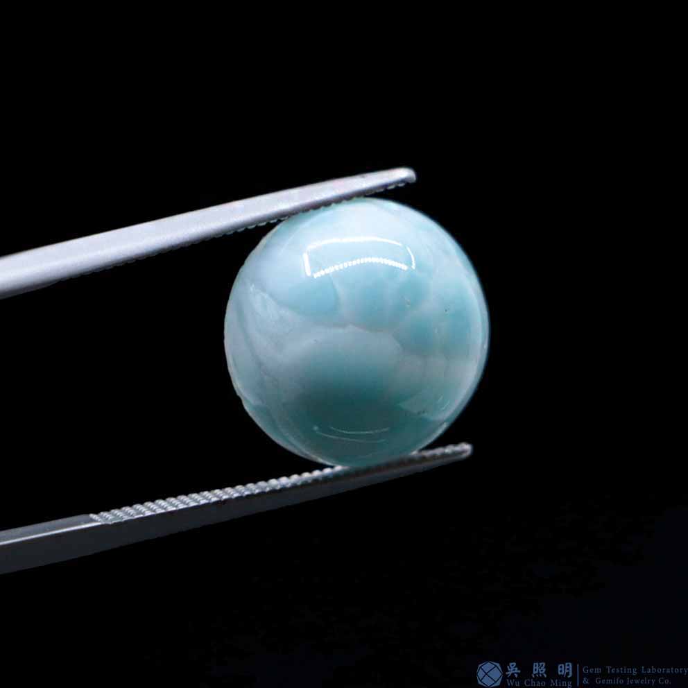 圖示-異極礦蛋面(Hemimorphite)