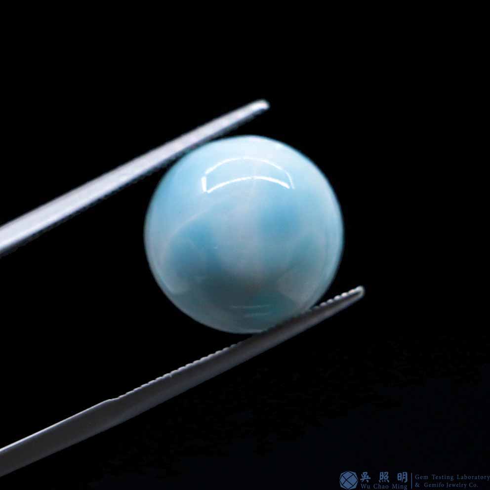 圖示-異極礦蛋面(Hemimorphite)