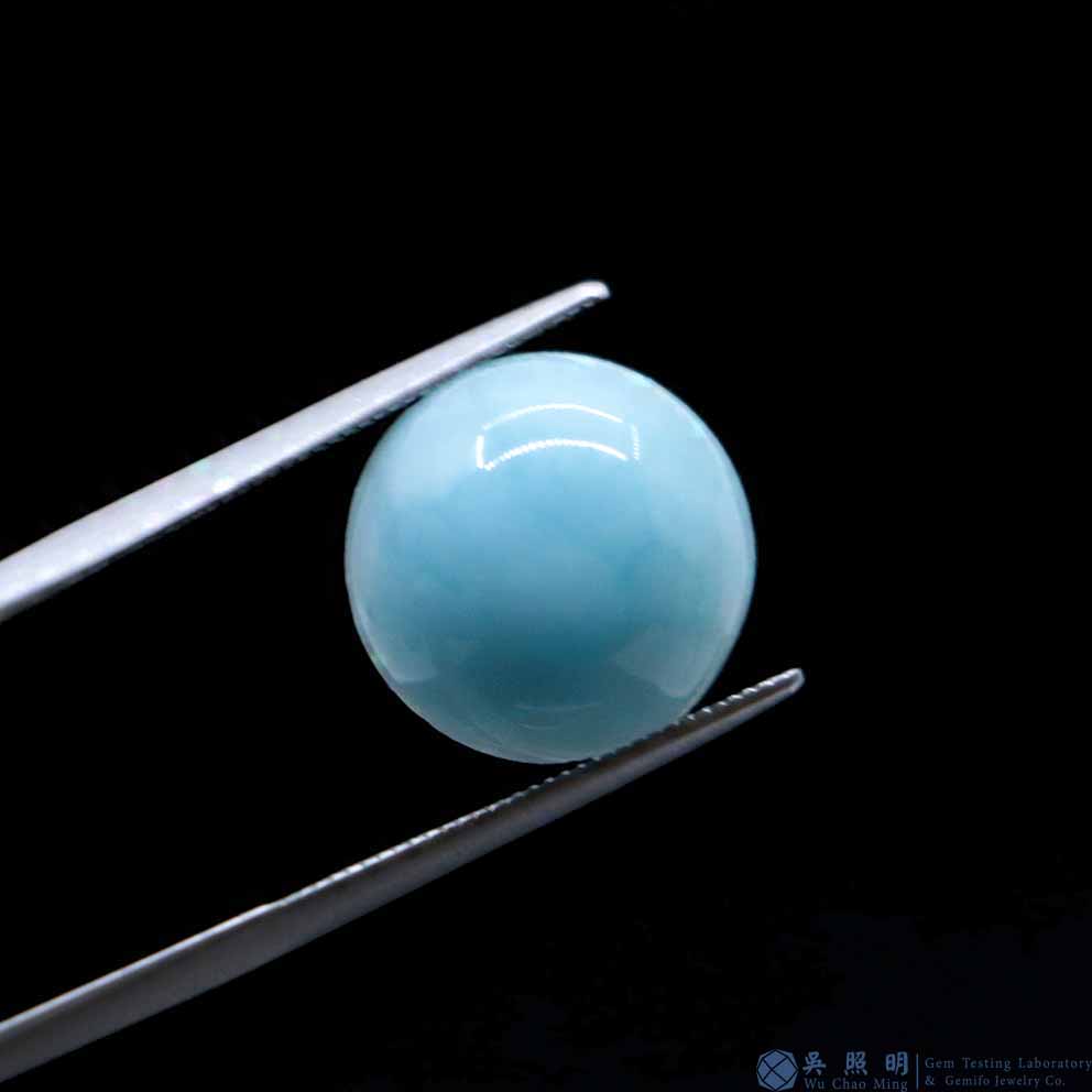 圖示-異極礦蛋面(Hemimorphite)