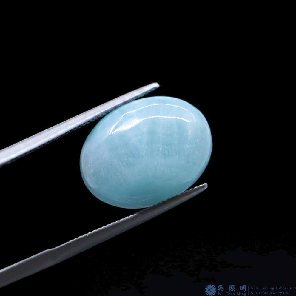 圖示-異極礦蛋面(Hemimorphite)