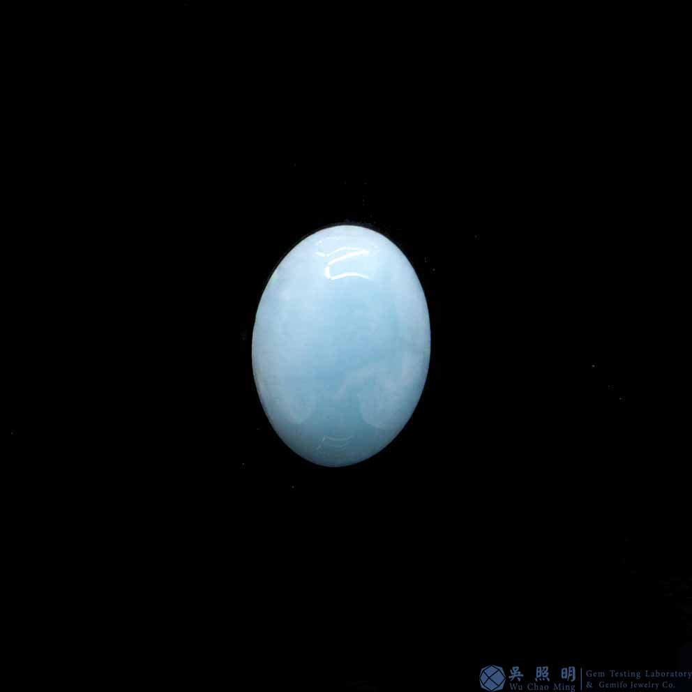 圖示-異極礦蛋面(Hemimorphite)