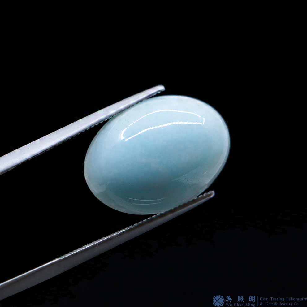 圖示-異極礦蛋面(Hemimorphite)