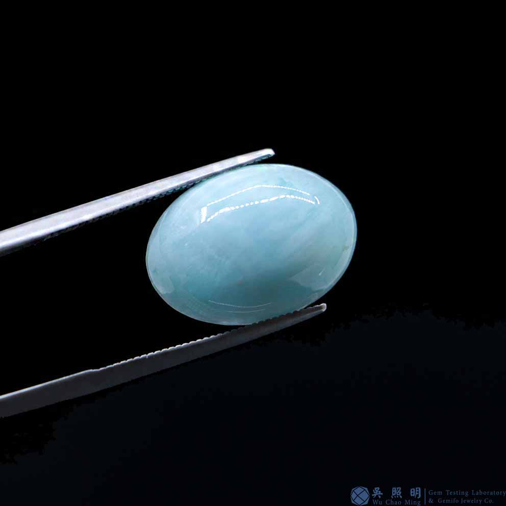 圖示-異極礦蛋面(Hemimorphite)