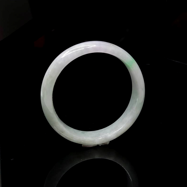 圖示-翡翠春彩手鐲(Jadeite)