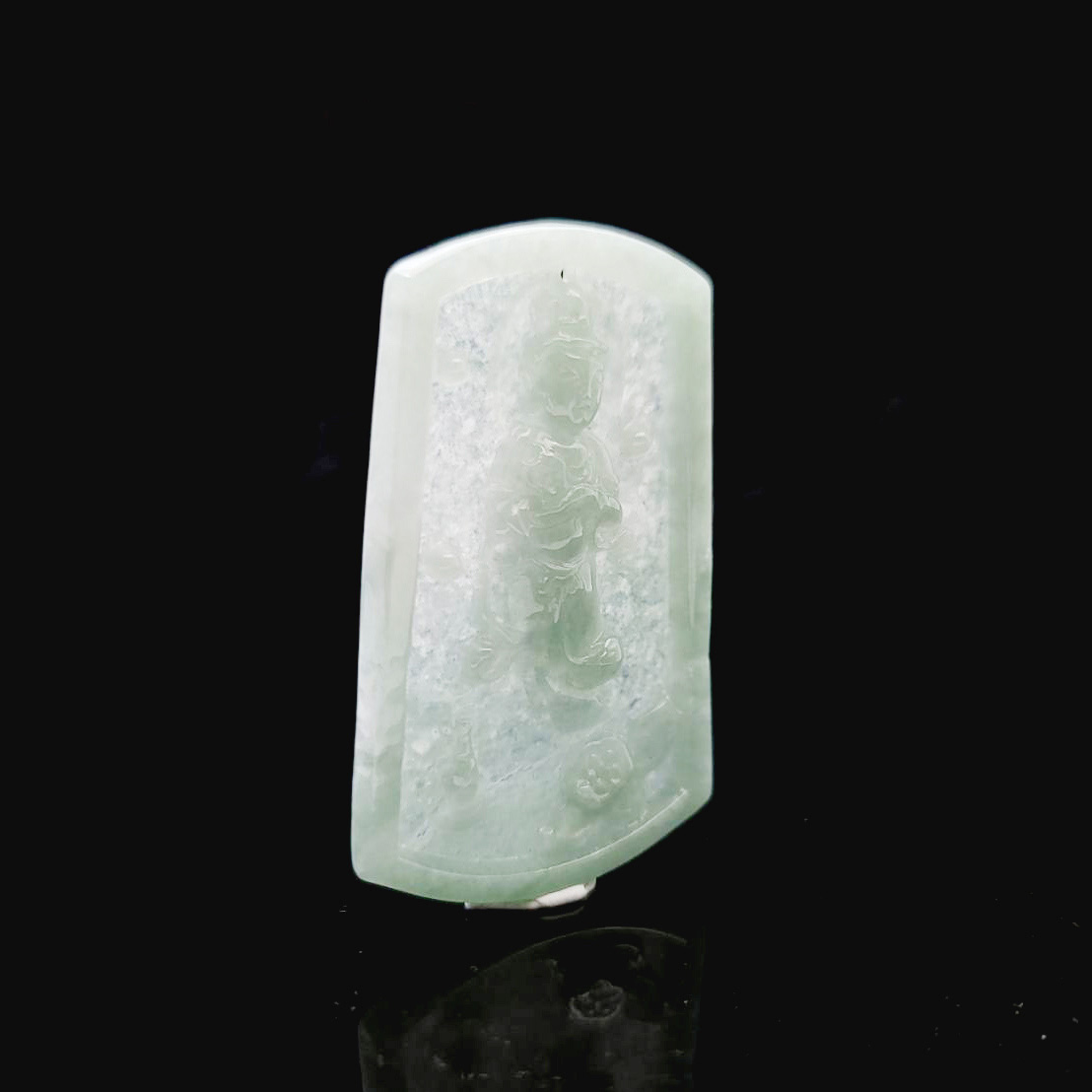 圖示-翡翠/觀音玻冰種吊墜(Jadeite Pendant)