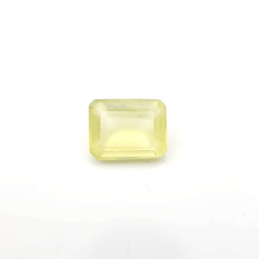 圖示-黃色葡萄石裸石(Prehnite)