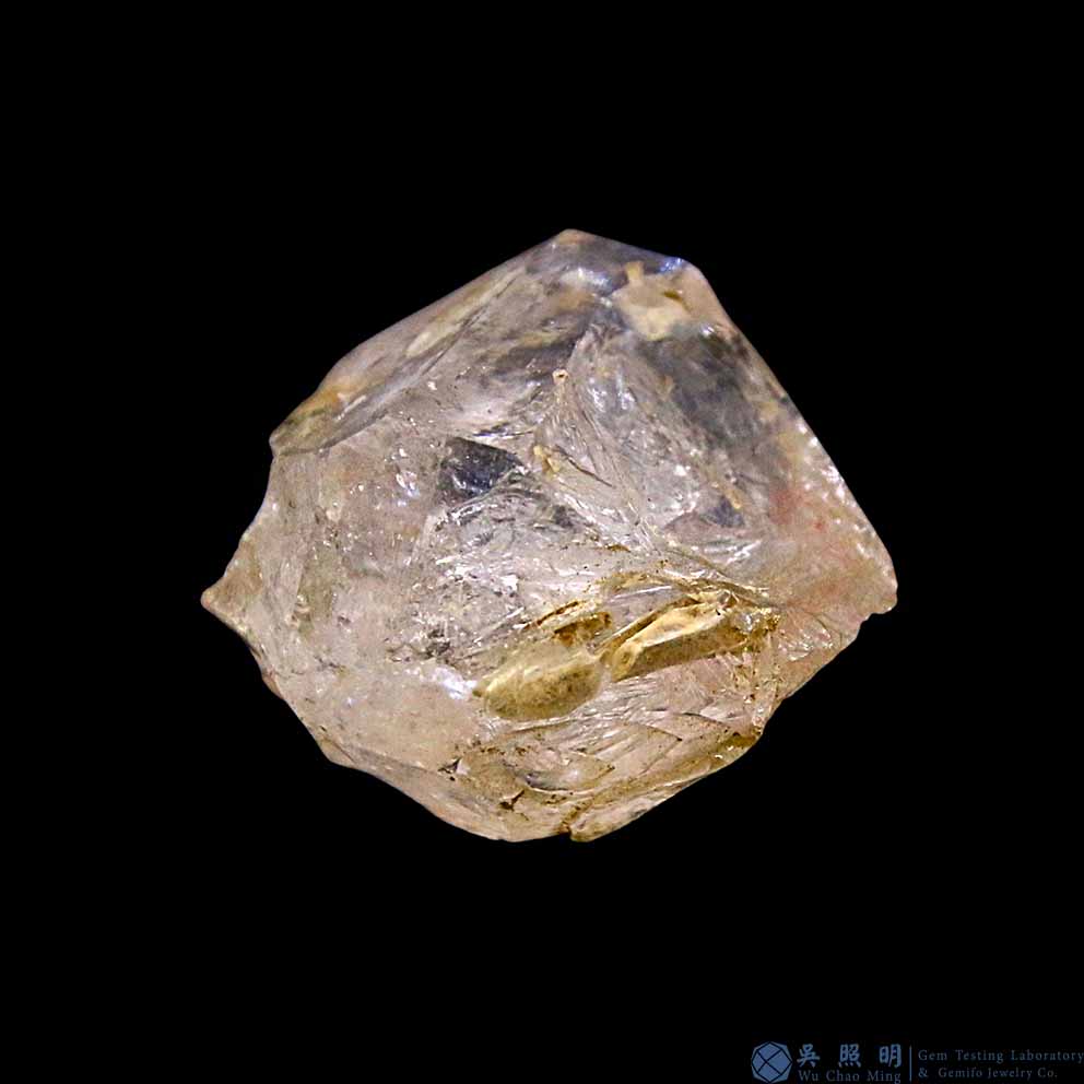 圖示-黃泥水膽骸骨水晶(Skeletal Quartz)