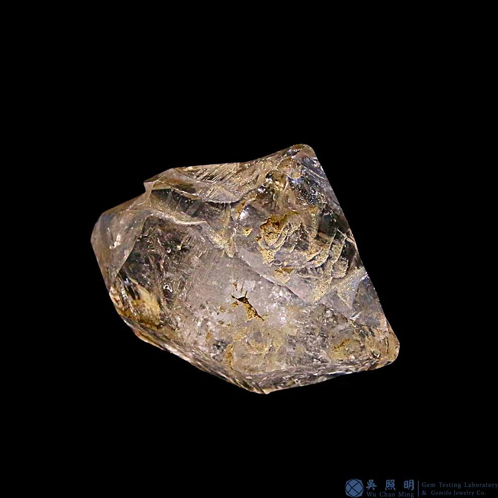 圖示-黃泥水膽骸骨水晶(Skeletal Quartz)