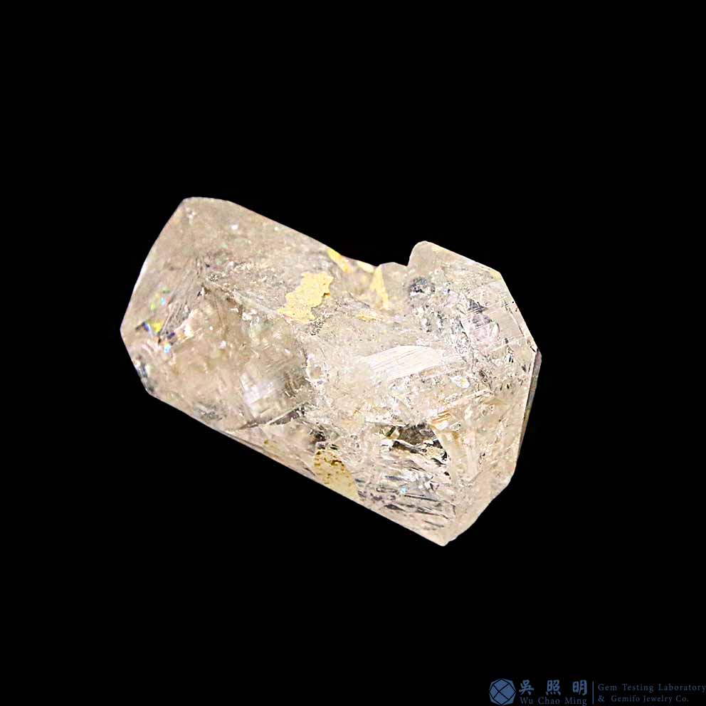 圖示-黃泥水膽骸骨水晶(Skeletal Quartz)