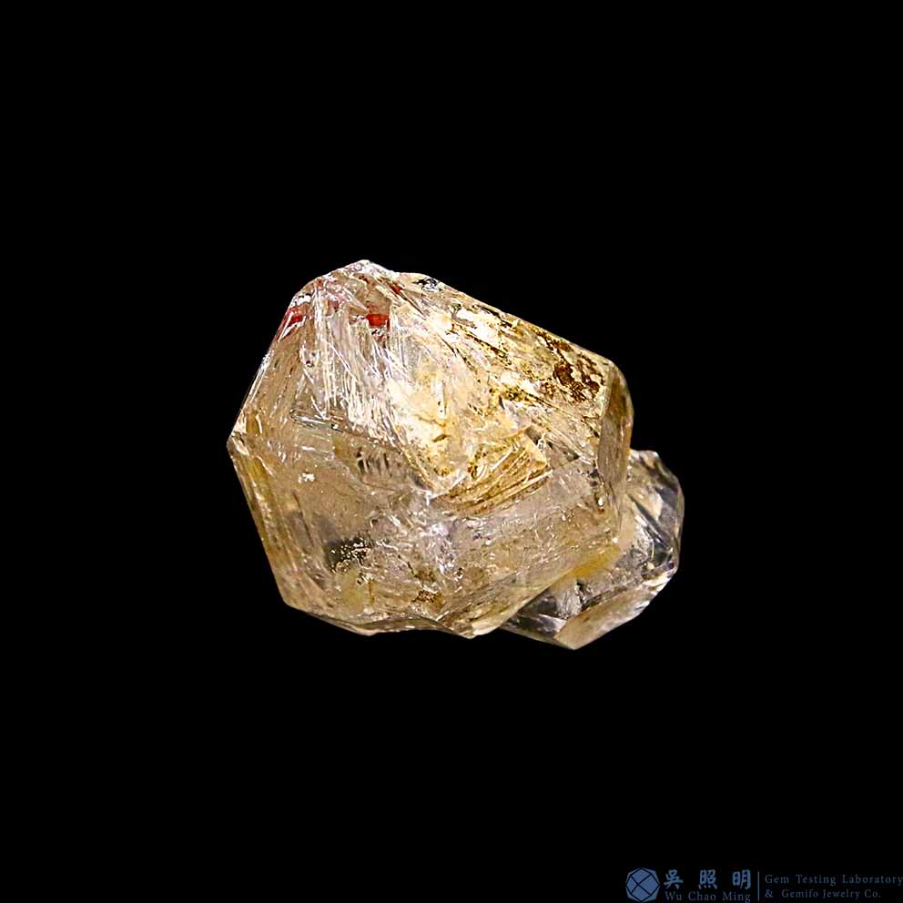 圖示-黃泥水膽骸骨水晶(Skeletal Quartz)