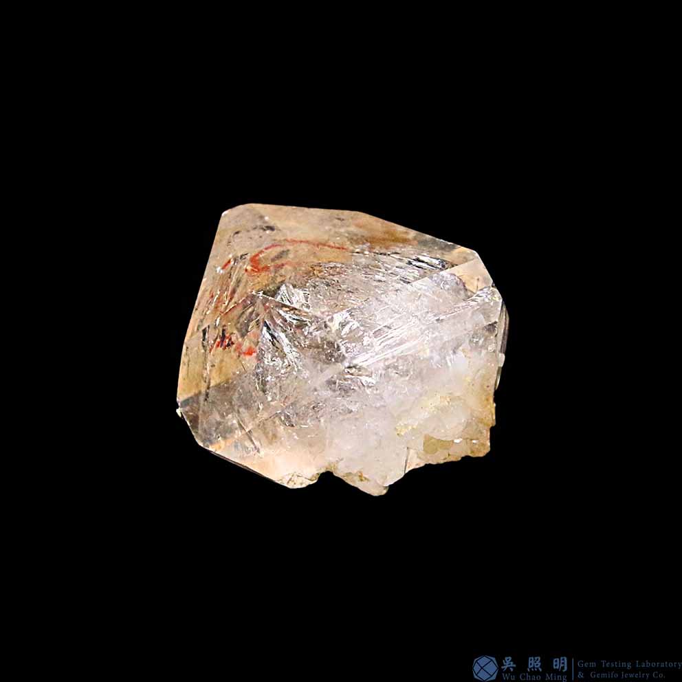 圖示-黃泥水膽骸骨水晶(Skeletal Quartz)